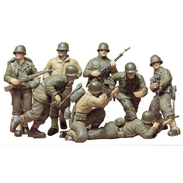 Toy Soldiers Model Kit 1/35 Scale US Infantry European Theatre Tamiya 35048 for sale online